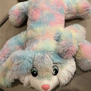 Plush Pastel Rainbow Puppy Soft Toy - Kids Toy
